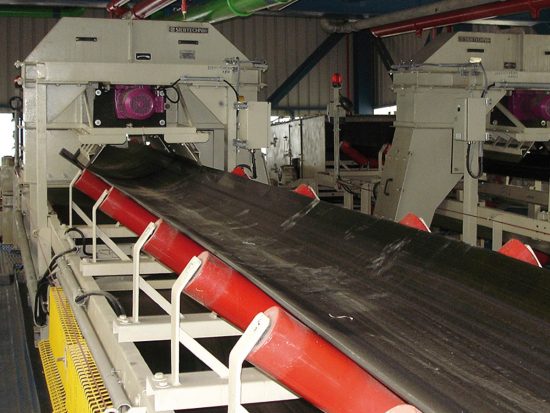 Hammerprobenehmer für Kohle, automatisierte Beprobung am Gurtförderband